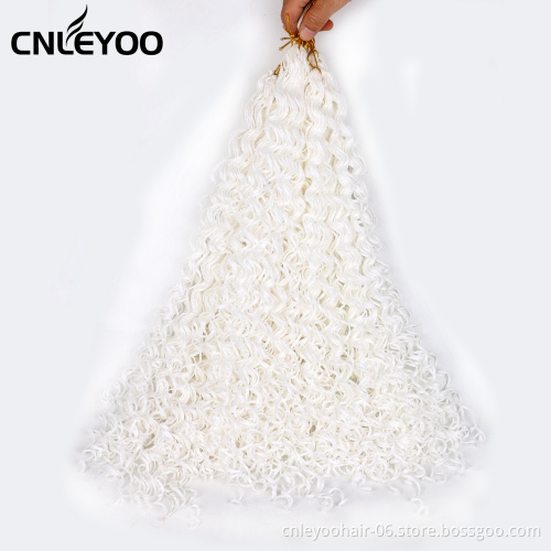 Curly ZiZi Box Braid Crochet Hair Color White 28 Inch Small Box Braids Crochet For Fashion